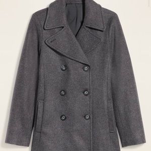Soft-Brushed Peacoat for Women